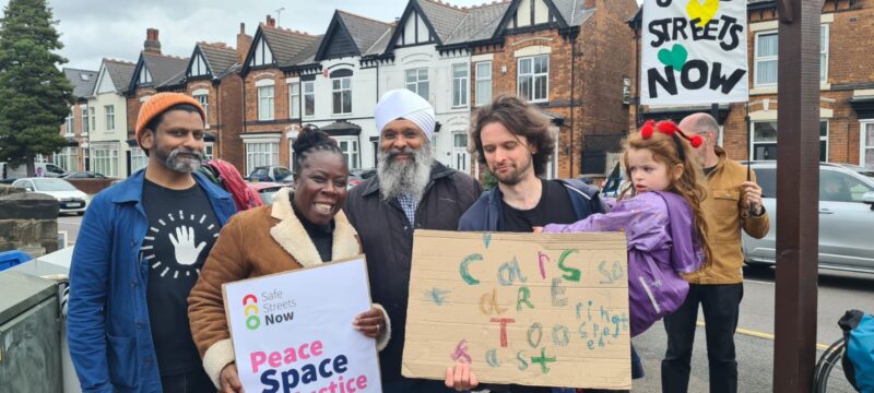 Paulette at the Safer Streets campaign